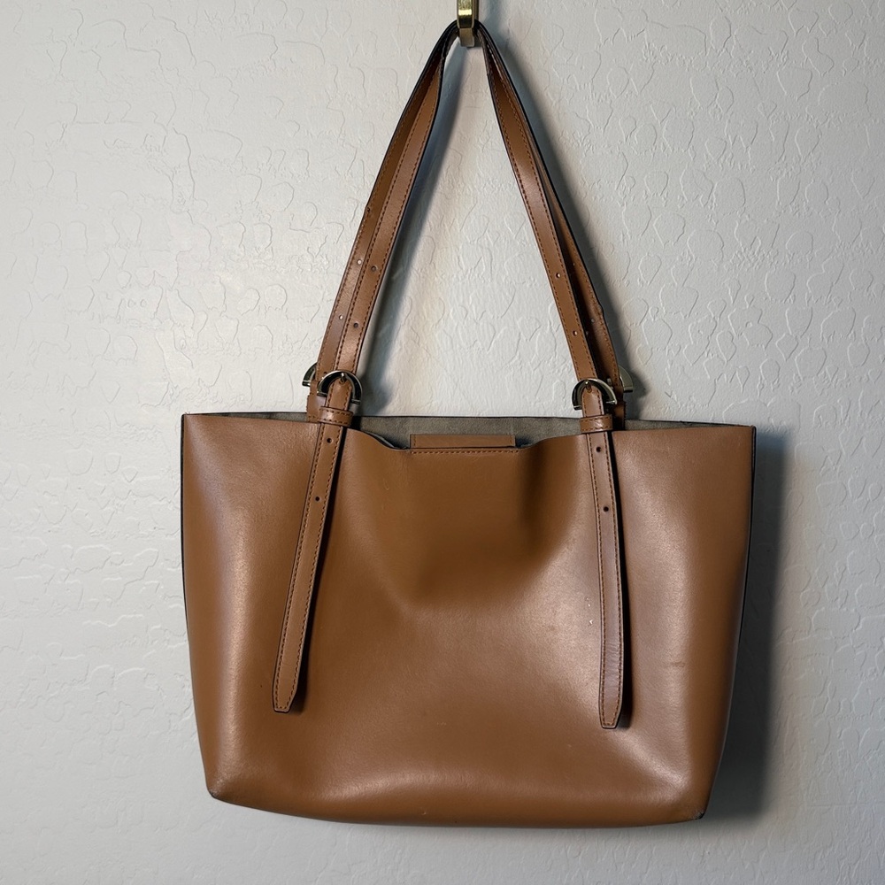 Zac Posen Medium Tote Leather Tan - Picture 7 of 11